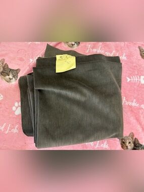 Chenille Dark Green Fabric